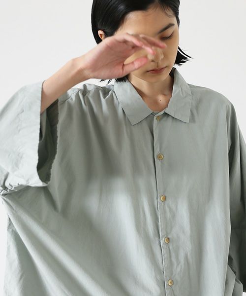 VU.ヴウ.dolman shirt vu-s22-s02[GREEN GRAY]:s