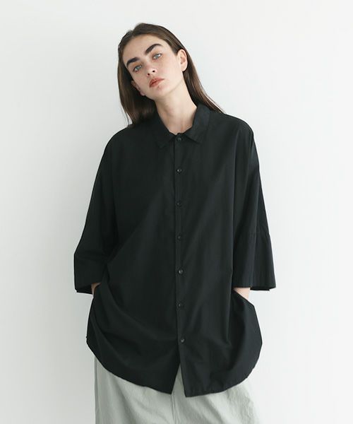 VU.ヴウ.dolman shirt vu-s22-s02[SUMI BLACK]