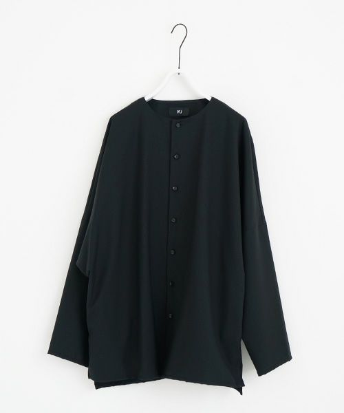 VU.ヴウ.no collar shirt vu-s22-s03[BLACK]_