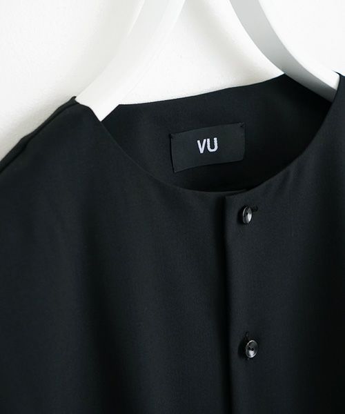 VU.ヴウ.no collar shirt vu-s22-s03[BLACK]_