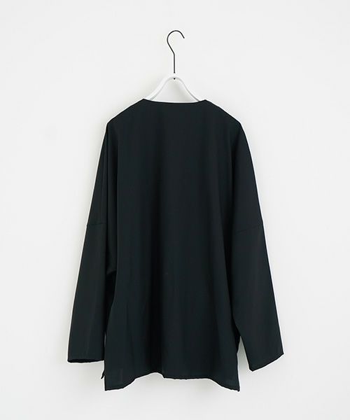 VU.ヴウ.no collar shirt vu-s22-s03[BLACK]_