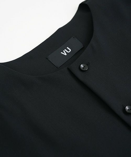 VU.ヴウ.no collar shirt vu-s22-s03[BLACK]_