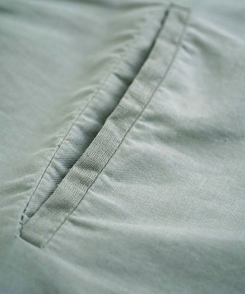 VU.ヴウ.asymmetry shirt vu-s22-s04[GREEN GRAY]:s_