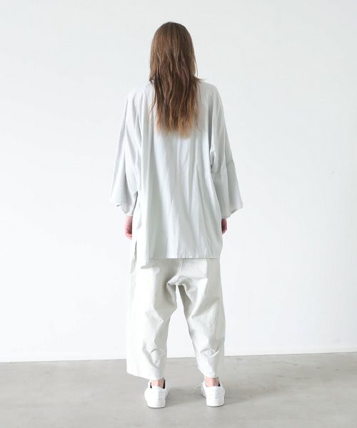 VU.ヴウ.asymmetry shirt vu-s22-s04[CHALK]