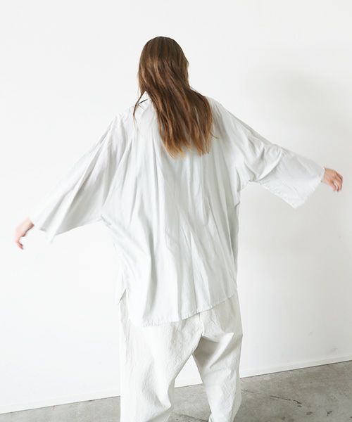 VU.ヴウ.asymmetry shirt vu-s22-s04[CHALK]