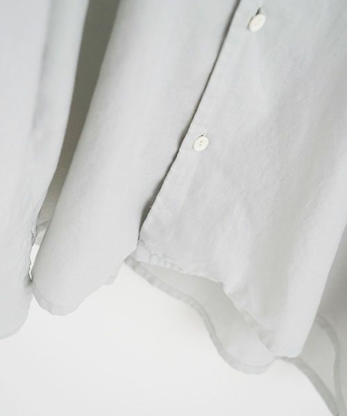 VU.ヴウ.asymmetry shirt vu-s22-s04[CHALK]