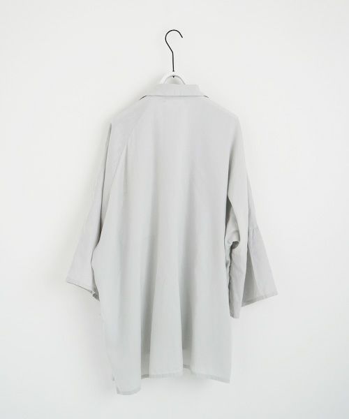 VU.ヴウ.asymmetry shirt vu-s22-s04[CHALK]