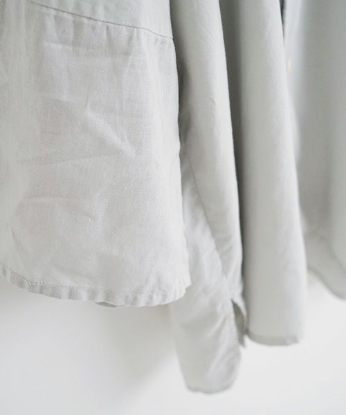 VU.ヴウ.asymmetry shirt vu-s22-s04[CHALK]