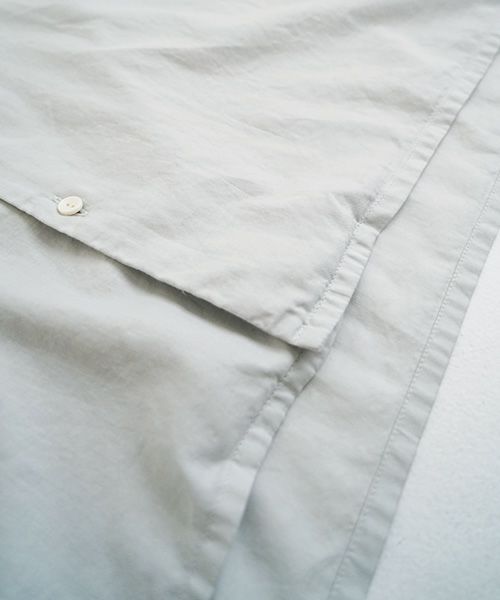 VU.ヴウ.asymmetry shirt vu-s22-s04[CHALK]