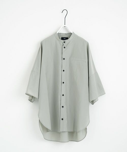 VU.ヴウ.stand collar shirt vu-s22-s06[GREEN GRAY]_