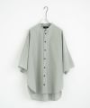 VU.ヴウ.stand collar shirt vu-s22-s06[GREEN GRAY]_