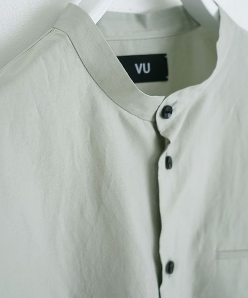 VU.ヴウ.stand collar shirt vu-s22-s06[GREEN GRAY]_