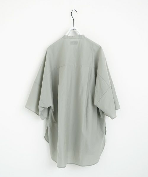 VU.ヴウ.stand collar shirt vu-s22-s06[GREEN GRAY]_
