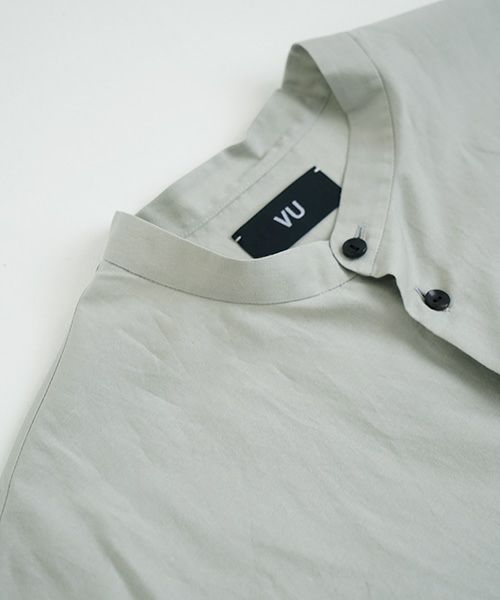 VU.ヴウ.stand collar shirt vu-s22-s06[GREEN GRAY]_