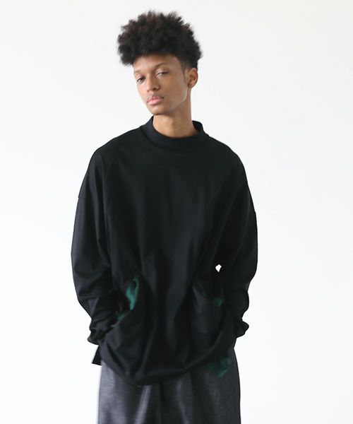 VU.ヴウ.highneck t-shirt vu-s22-t08[BLACK]_