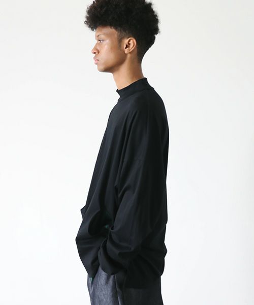 VU.ヴウ.highneck t-shirt vu-s22-t08[BLACK]_