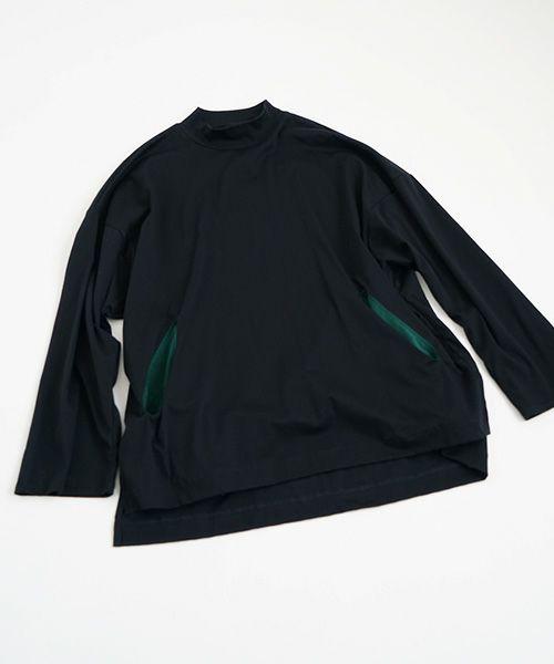 VU.ヴウ.highneck t-shirt vu-s22-t08[BLACK]_