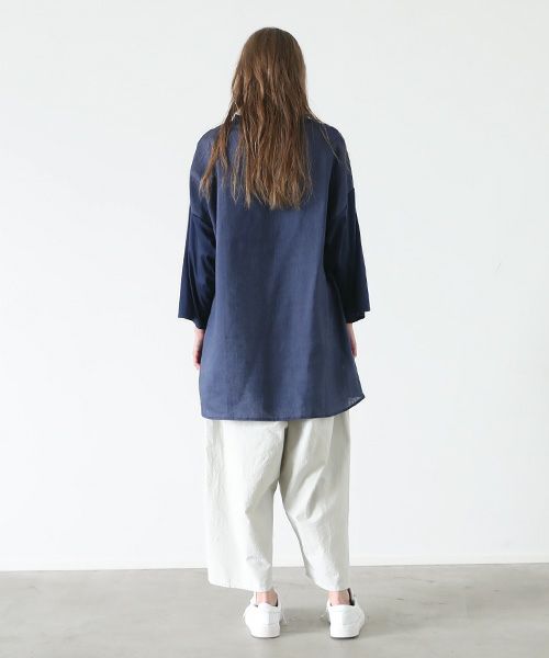 VU.ヴウ.combination pullover vu-s22-t09[DARK BLUE]