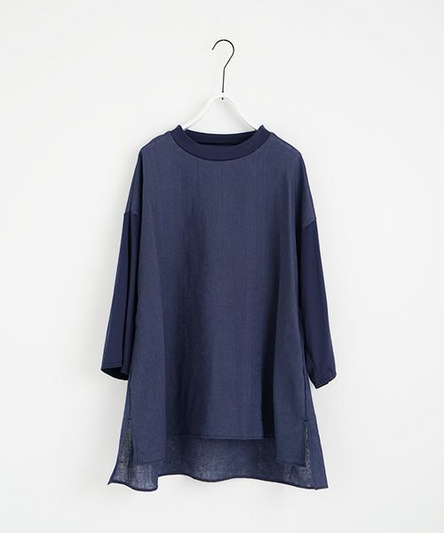 VU.ヴウ.combination pullover vu-s22-t09[DARK BLUE]