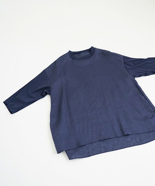 VU.ヴウ.combination pullover vu-s22-t09[DARK BLUE]