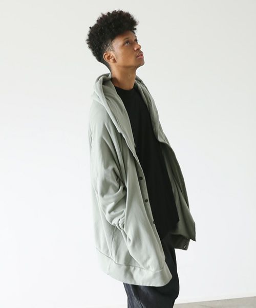 VU.ヴウ.dyed hoody vu-s22-t11[GREEN GRAY]_