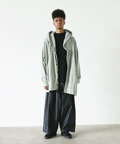 VU.ヴウ.dyed hoody vu-s22-t11[GREEN GRAY]_