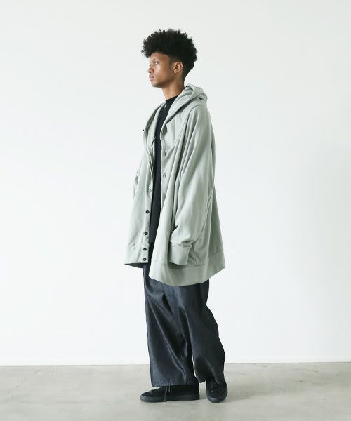 VU.ヴウ.dyed hoody vu-s22-t11[GREEN GRAY]_