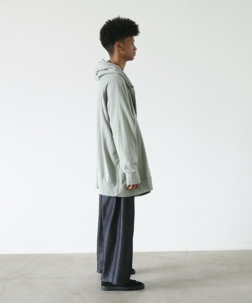 VU.ヴウ.dyed hoody vu-s22-t11[GREEN GRAY]_