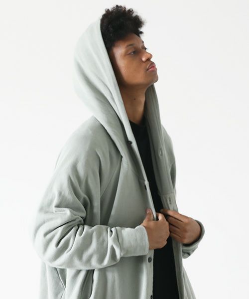 VU.ヴウ.dyed hoody vu-s22-t11[GREEN GRAY]_