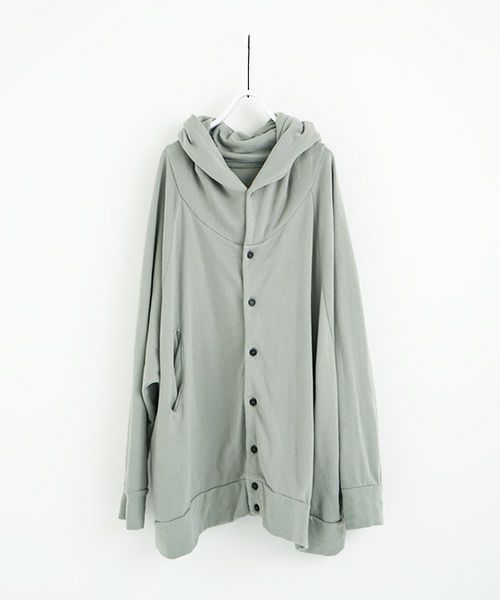 VU.ヴウ.dyed hoody vu-s22-t11[GREEN GRAY]_