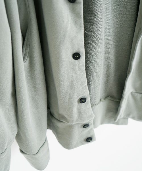 VU.ヴウ.dyed hoody vu-s22-t11[GREEN GRAY]_