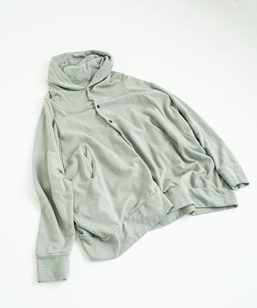 VU.ヴウ.dyed hoody vu-s22-t11[GREEN GRAY]_