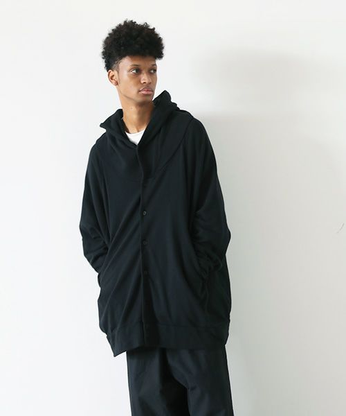 VU.ヴウ.dyed hoody vu-s22-t11[SUMI BLACK]:s_