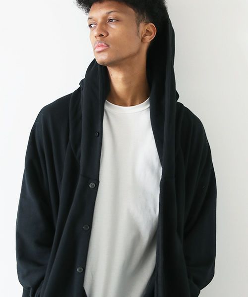 VU.ヴウ.dyed hoody vu-s22-t11[SUMI BLACK]:s_