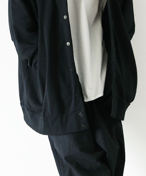 VU.ヴウ.dyed hoody vu-s22-t11[SUMI BLACK]:s_