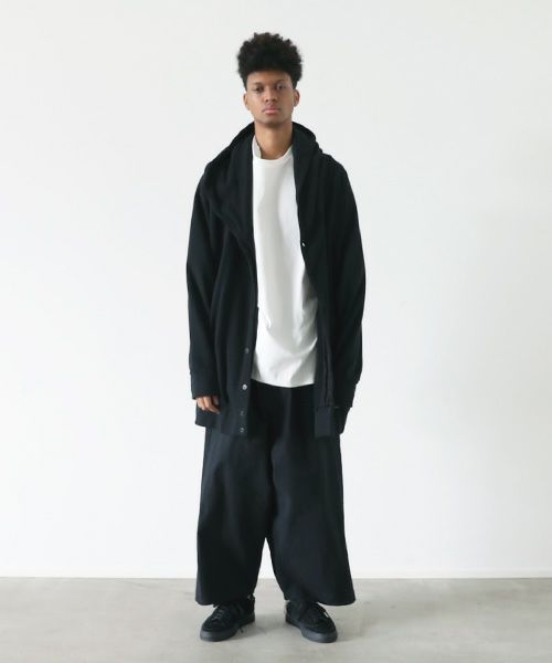 VU.ヴウ.dyed hoody vu-s22-t11[SUMI BLACK]:s_