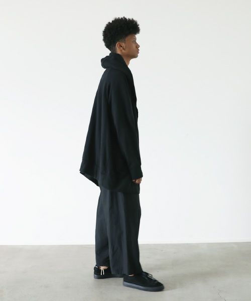 VU.ヴウ.dyed hoody vu-s22-t11[SUMI BLACK]:s_