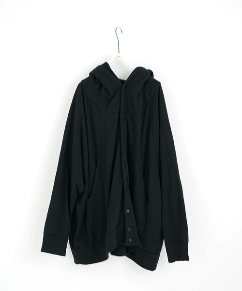 VU.ヴウ.dyed hoody vu-s22-t11[SUMI BLACK]:s_