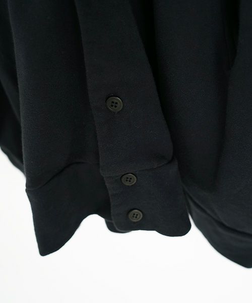 VU.ヴウ.dyed hoody vu-s22-t11[SUMI BLACK]:s_