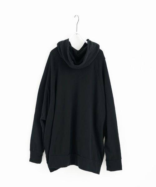 VU.ヴウ.dyed hoody vu-s22-t11[SUMI BLACK]:s_
