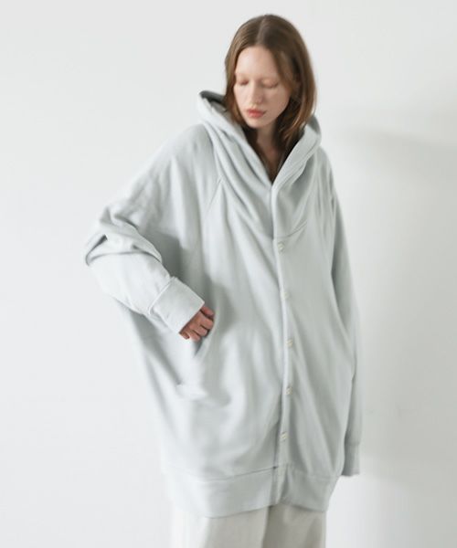 VU.ヴウ.dyed hoody vu-s22-t11[CHALK]:s_