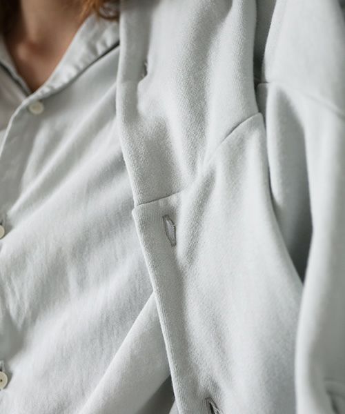 VU.ヴウ.dyed hoody vu-s22-t11[CHALK]:s_