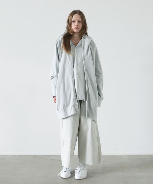 VU.ヴウ.dyed hoody vu-s22-t11[CHALK]:s_