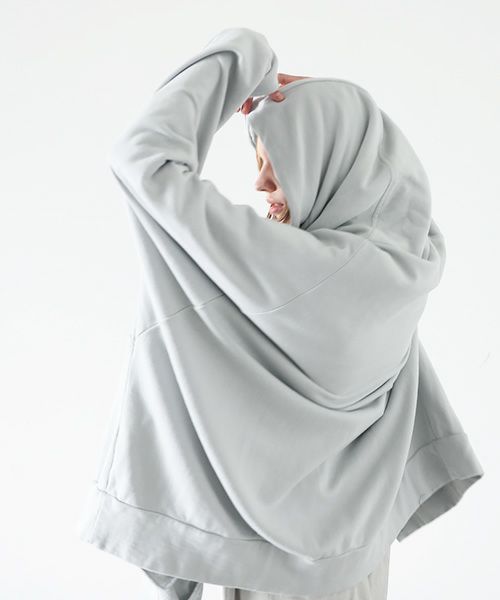 VU.ヴウ.dyed hoody vu-s22-t11[CHALK]:s_