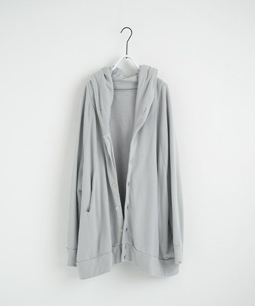 VU.ヴウ.dyed hoody vu-s22-t11[CHALK]:s_