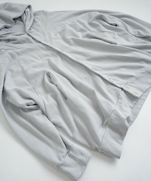 VU.ヴウ.dyed hoody vu-s22-t11[CHALK]:s_