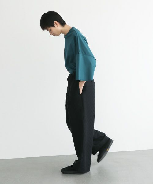 極美品 VU ヴウ knee wide pants ワイド デニムパンツ 2 【新品