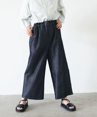 VU.ヴウ.easy pants vu-s22-p13[DEEP BLUE]_