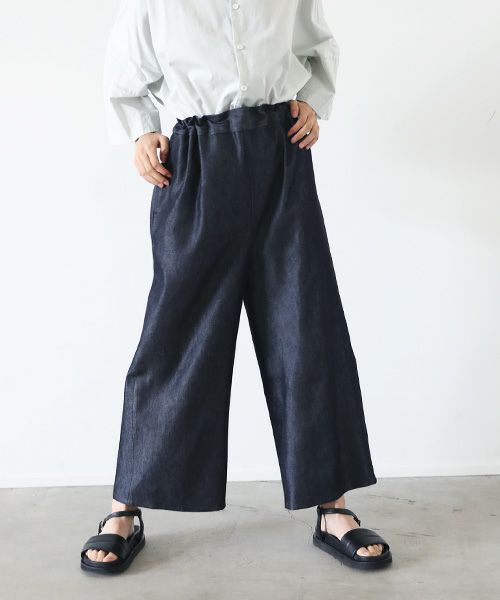 VU.ヴウ.easy pants vu-s22-p13[DEEP BLUE]_
