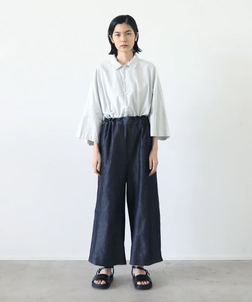 VU.ヴウ.easy pants vu-s22-p13[DEEP BLUE]_